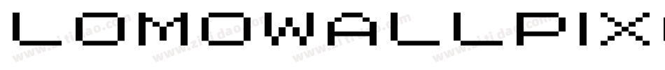 LomoWallPixel LT Std 100字体转换